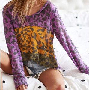 Mardi Gras Animal Print Top - New!